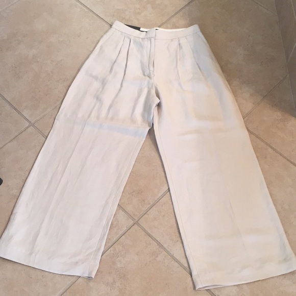 Ann Taylor Pants - Ann Taylor Linen Taupe Trousers